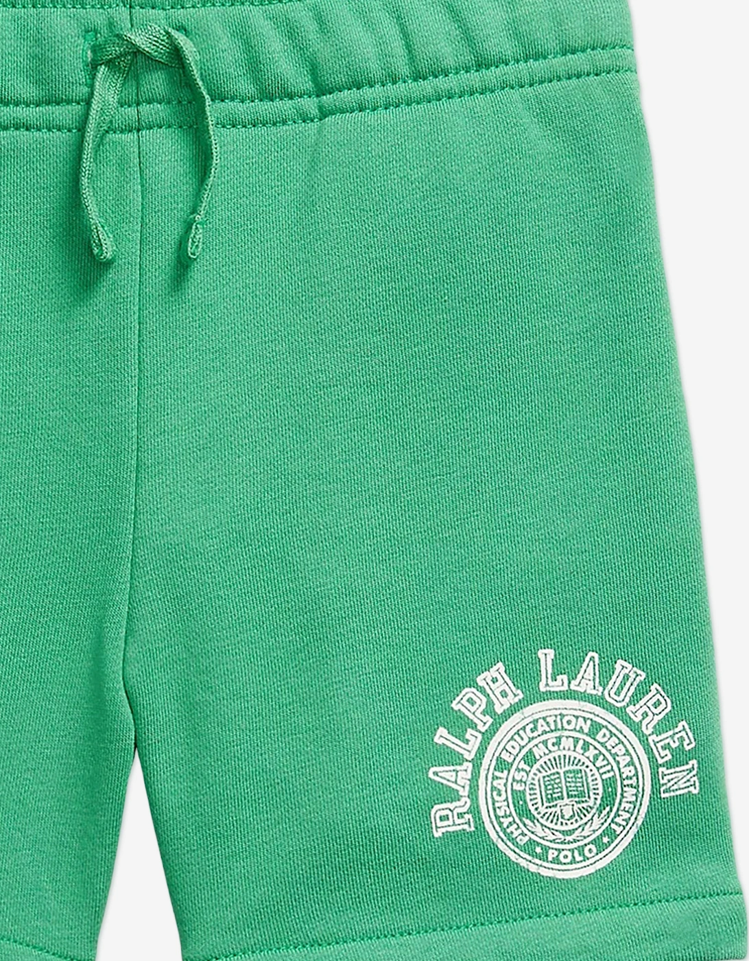 Boys Logo Shorts in Green