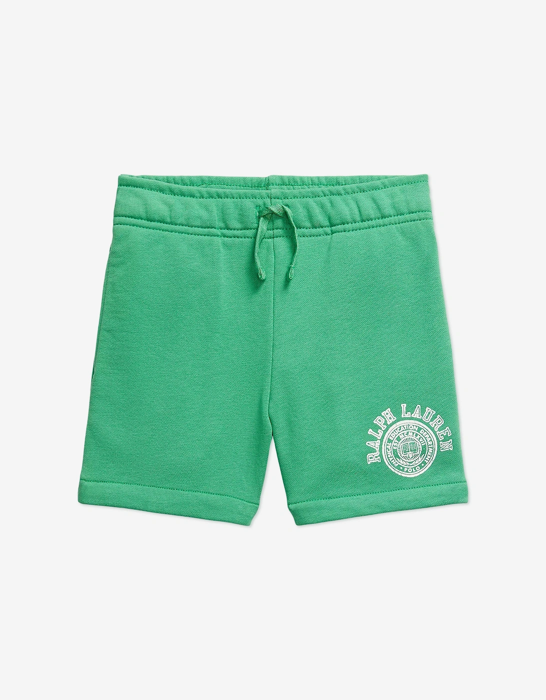 Boys Logo Shorts in Green, 6 of 5