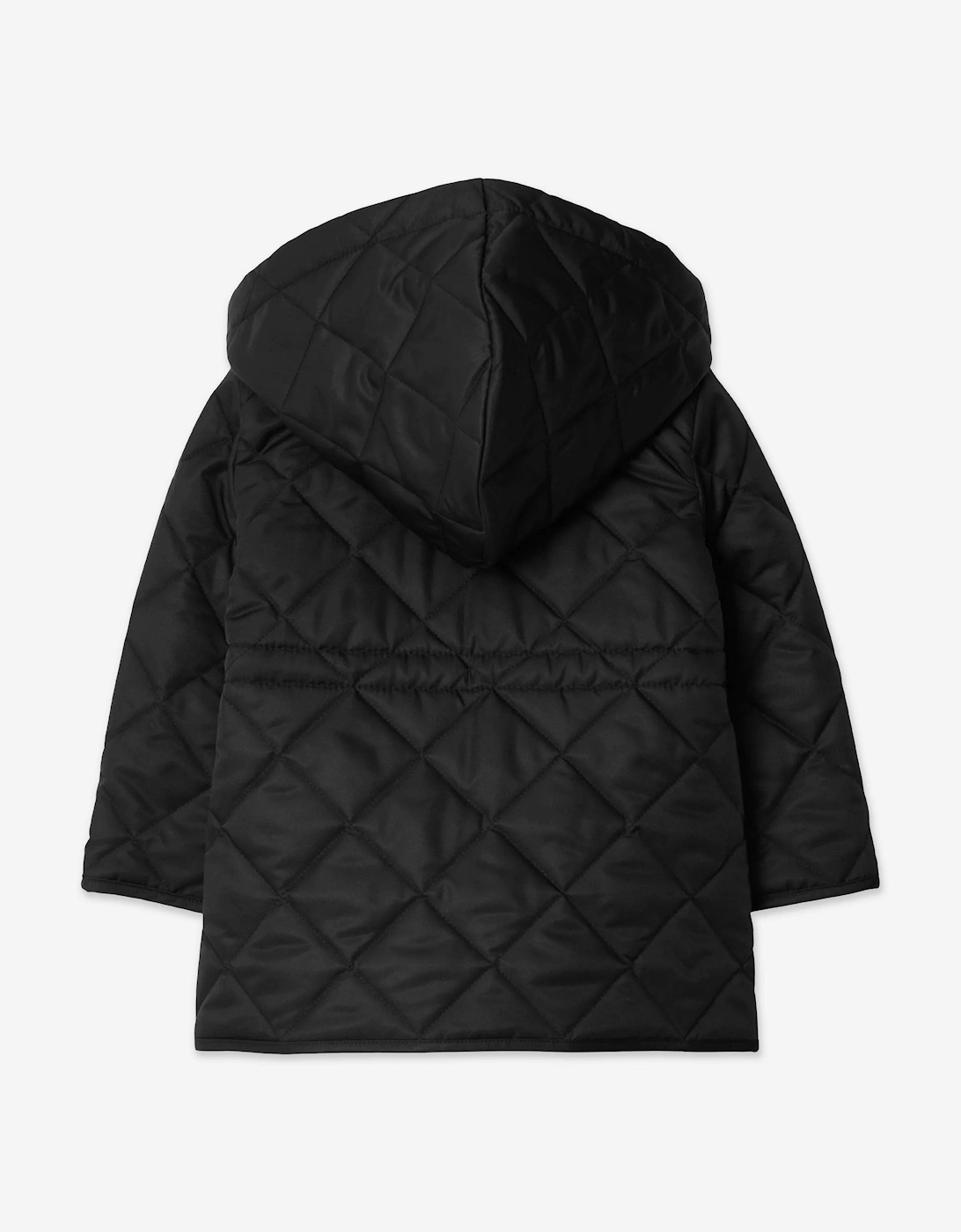 Baby Boys Mini Rowan Quilted Jacket in Black