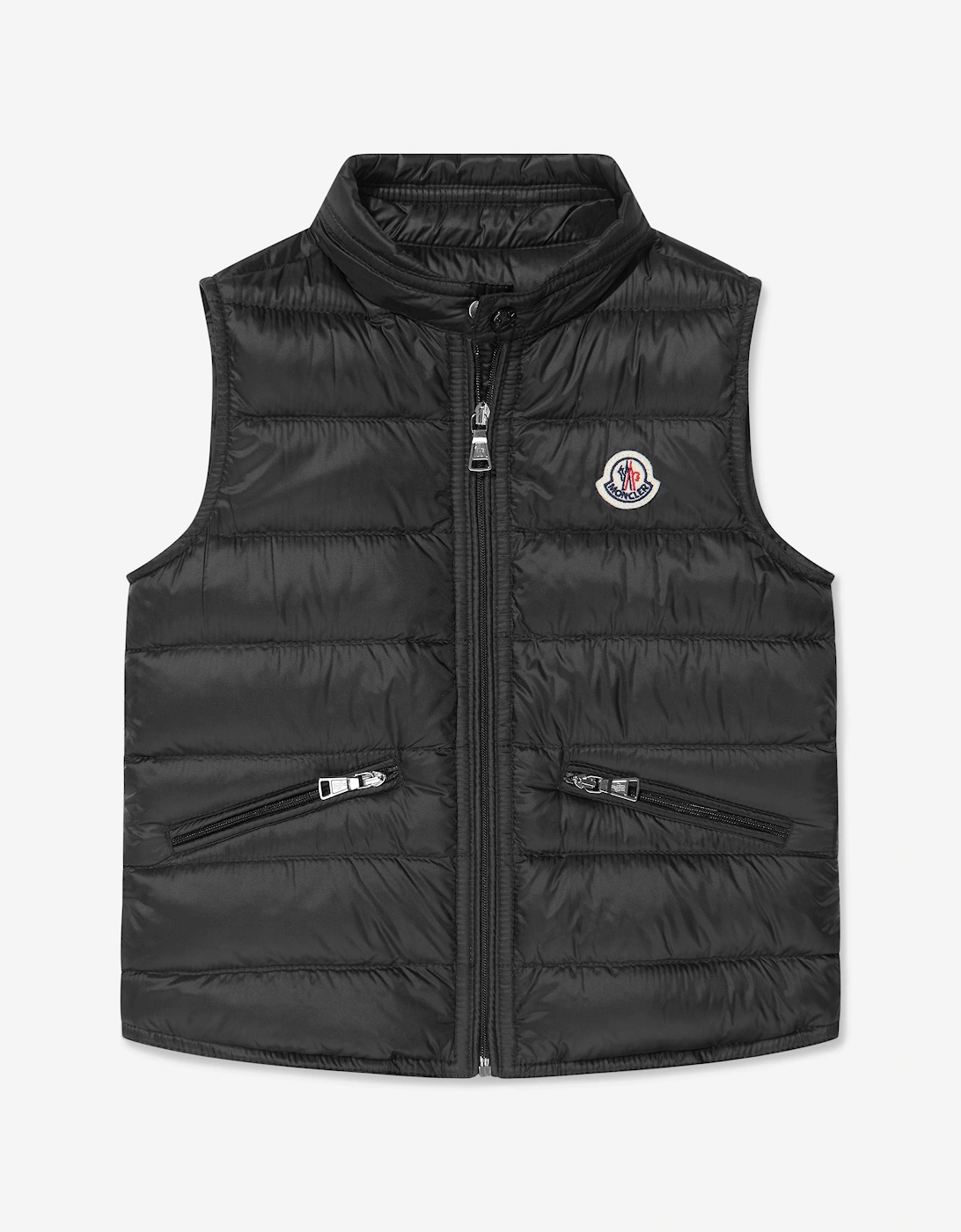 Boys Down Padded Gui Gilet in Black, 5 of 4