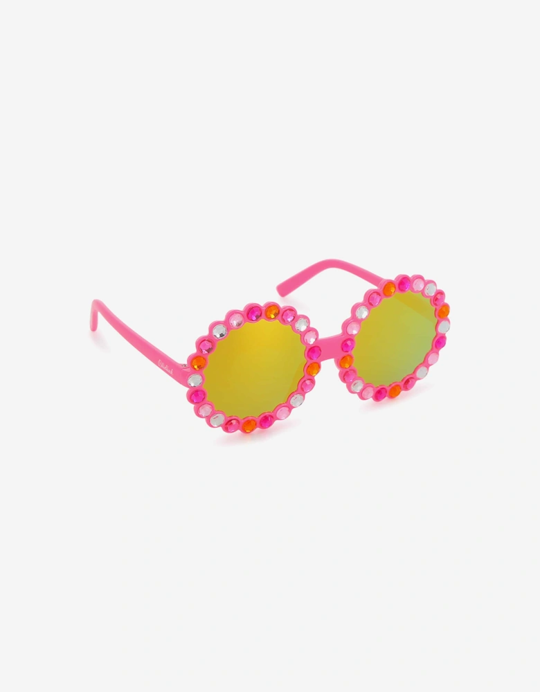 Billieblush Girls Diamante Sunglasses in Pink