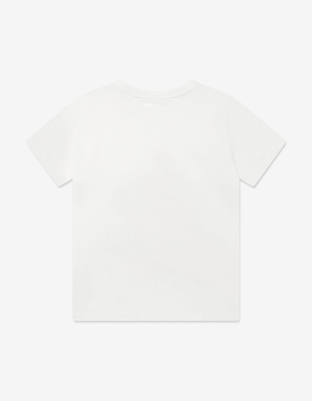 Girls Star Print T-Shirt in Ivory