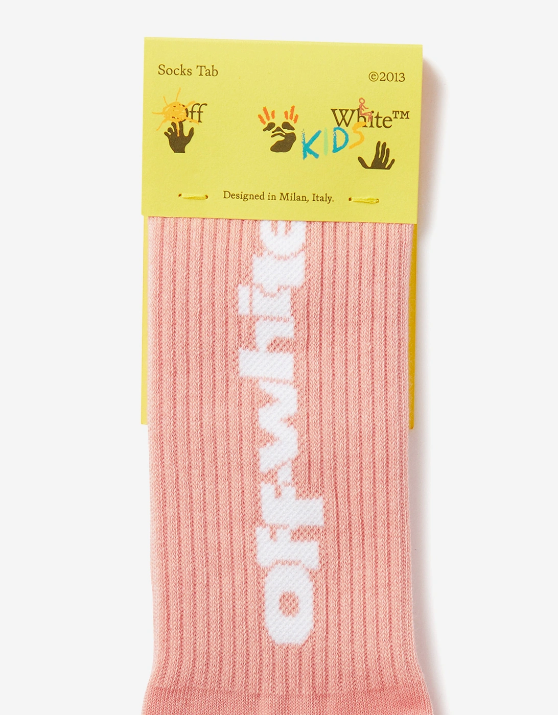 Girls Type Graphic Long Socks in Pink