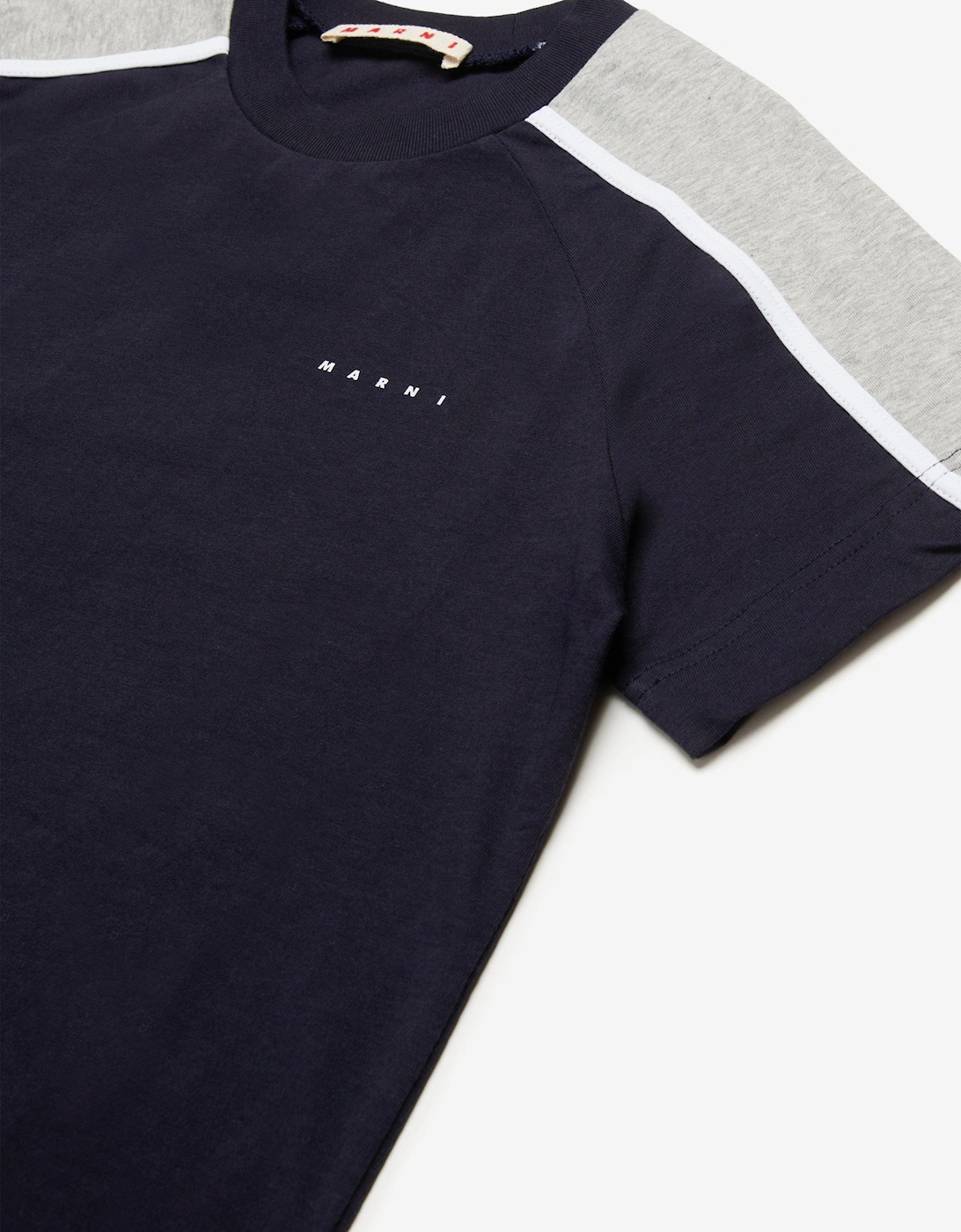 Kids Colourblock T-Shirt in Navy