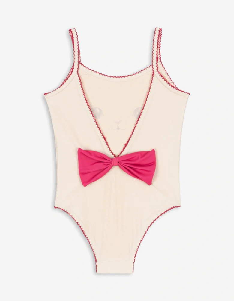 Girls Kitty Swimsuit in Pink