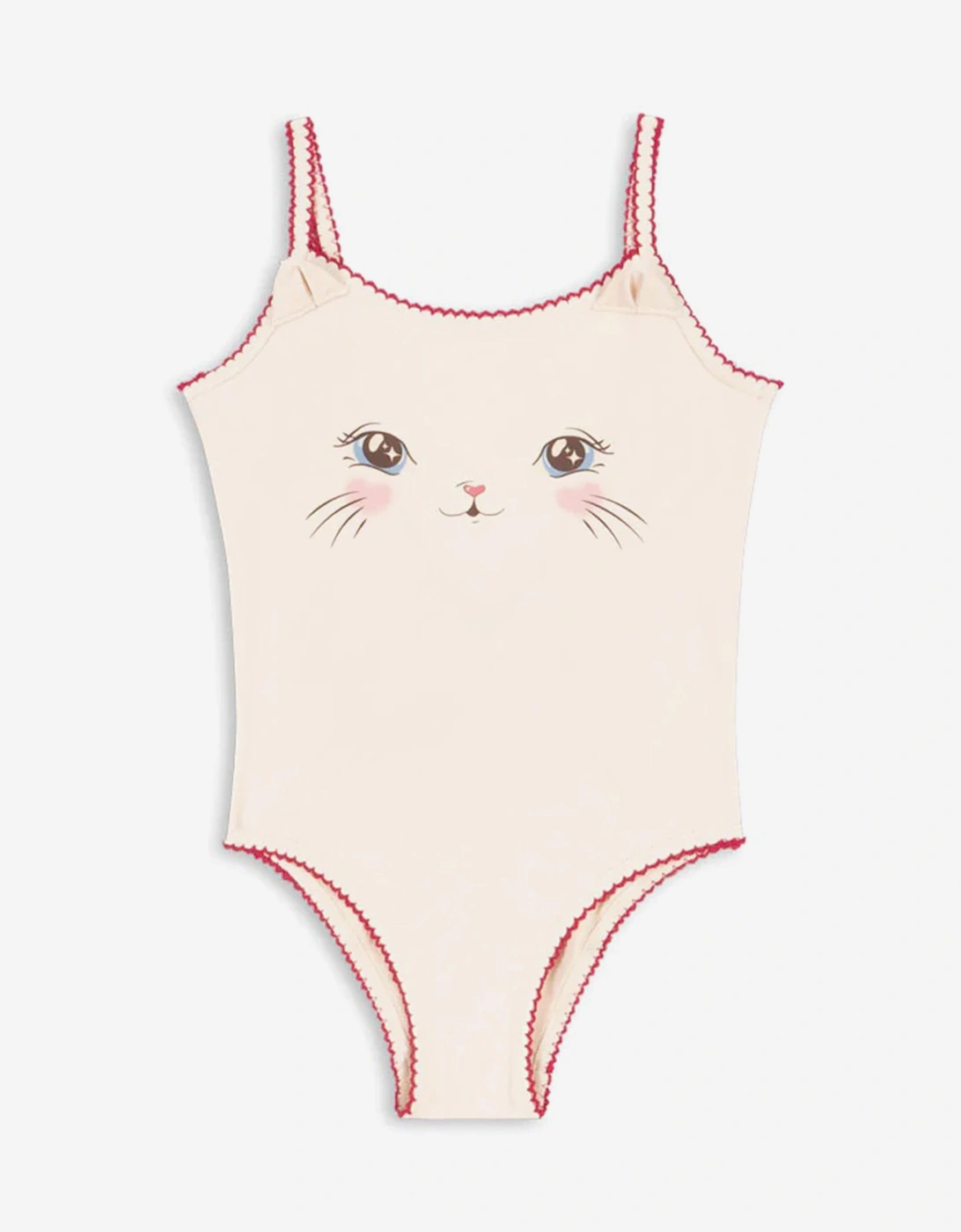 Girls Kitty Swimsuit in Pink, 5 of 4