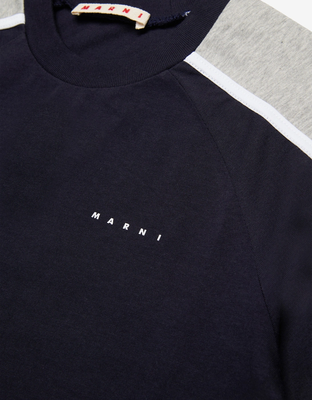 Kids Colourblock T-Shirt in Navy