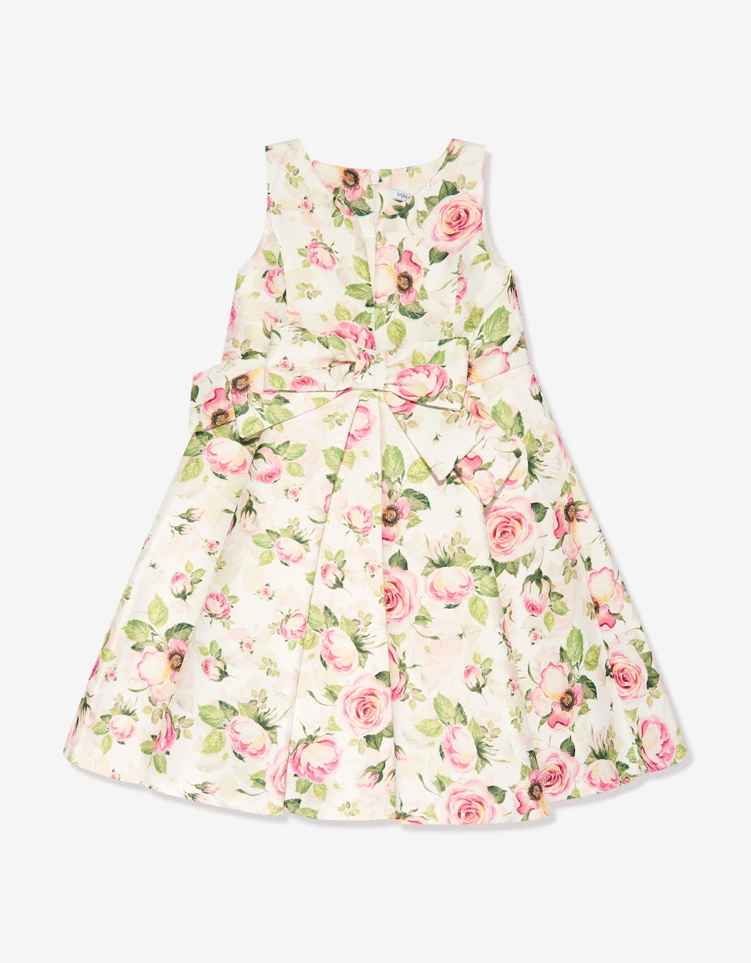 Girls Flower Dress in White, 5 of 4