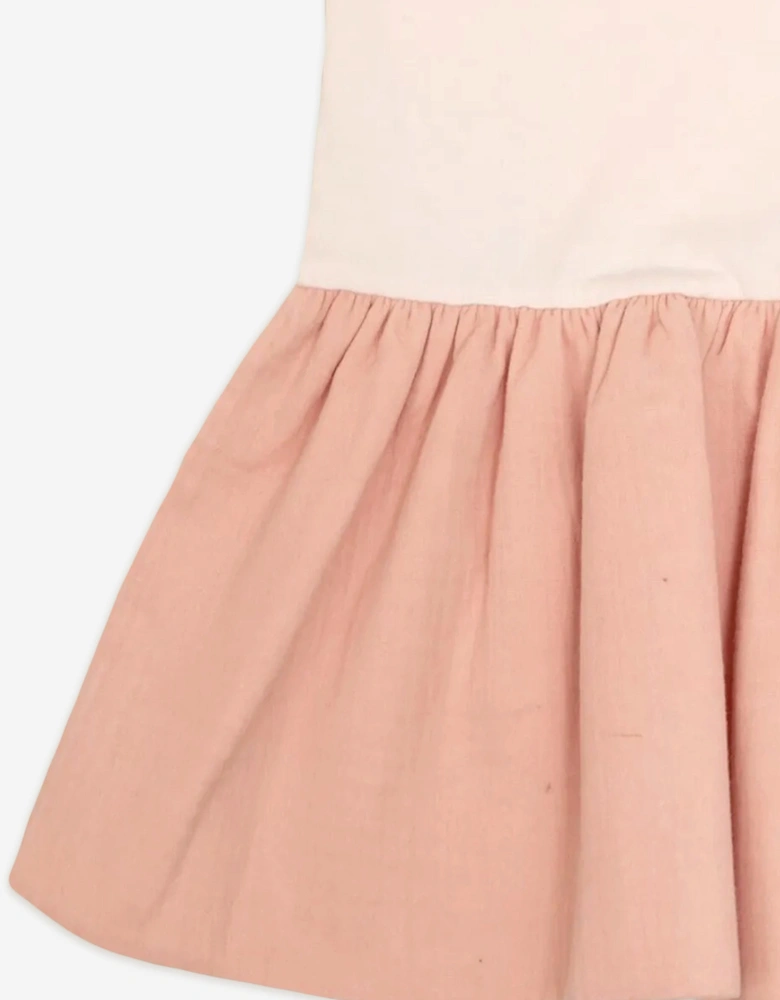 Baby Girls Logo Dress in Pink