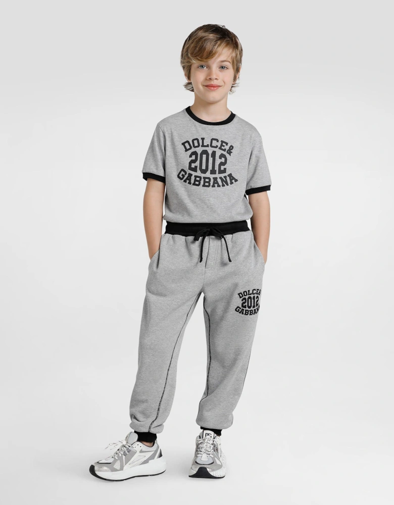 Boys 2012 Logo T-Shirt in Grey