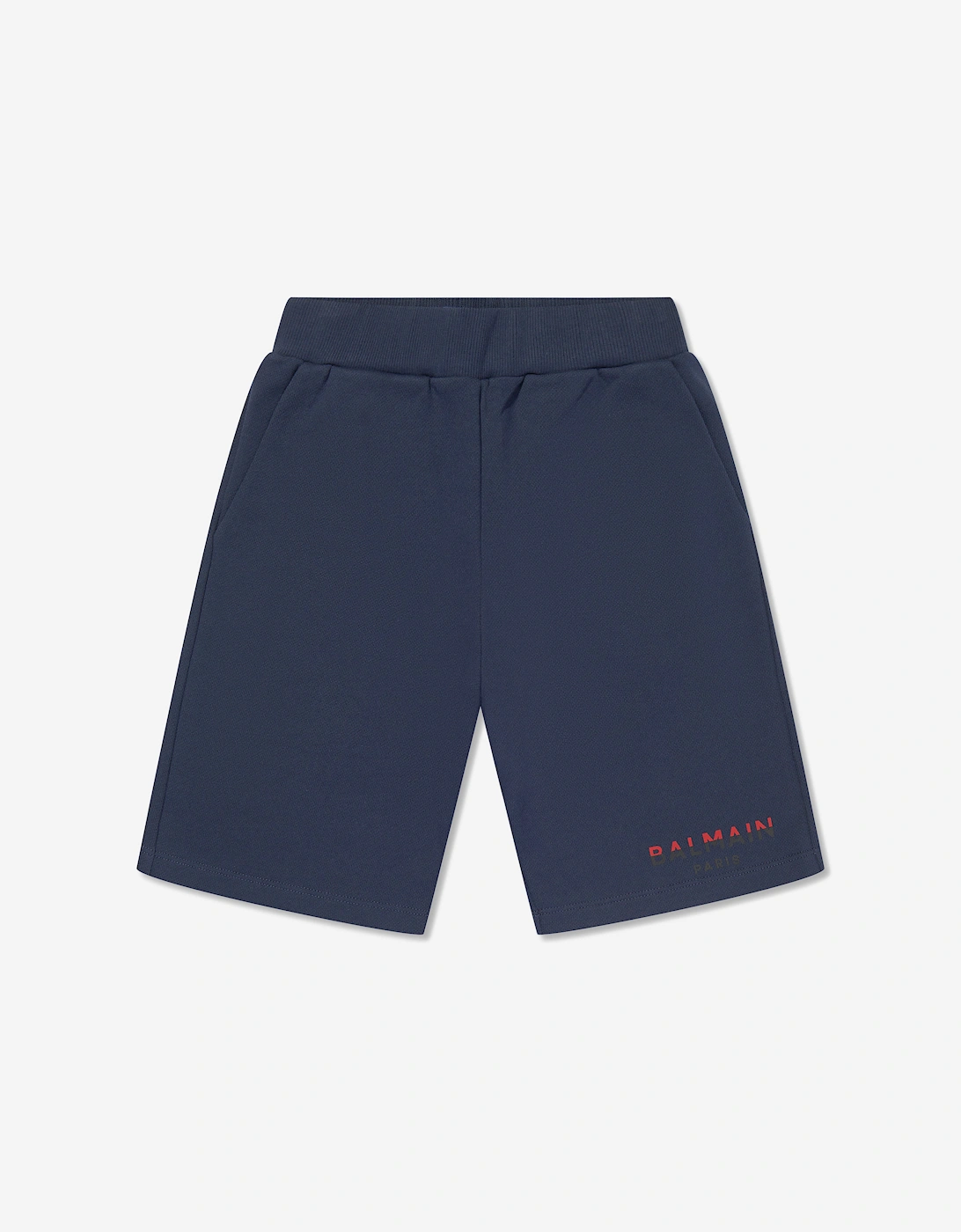 Boys Logo Jersey Shorts in Blue, 5 of 4