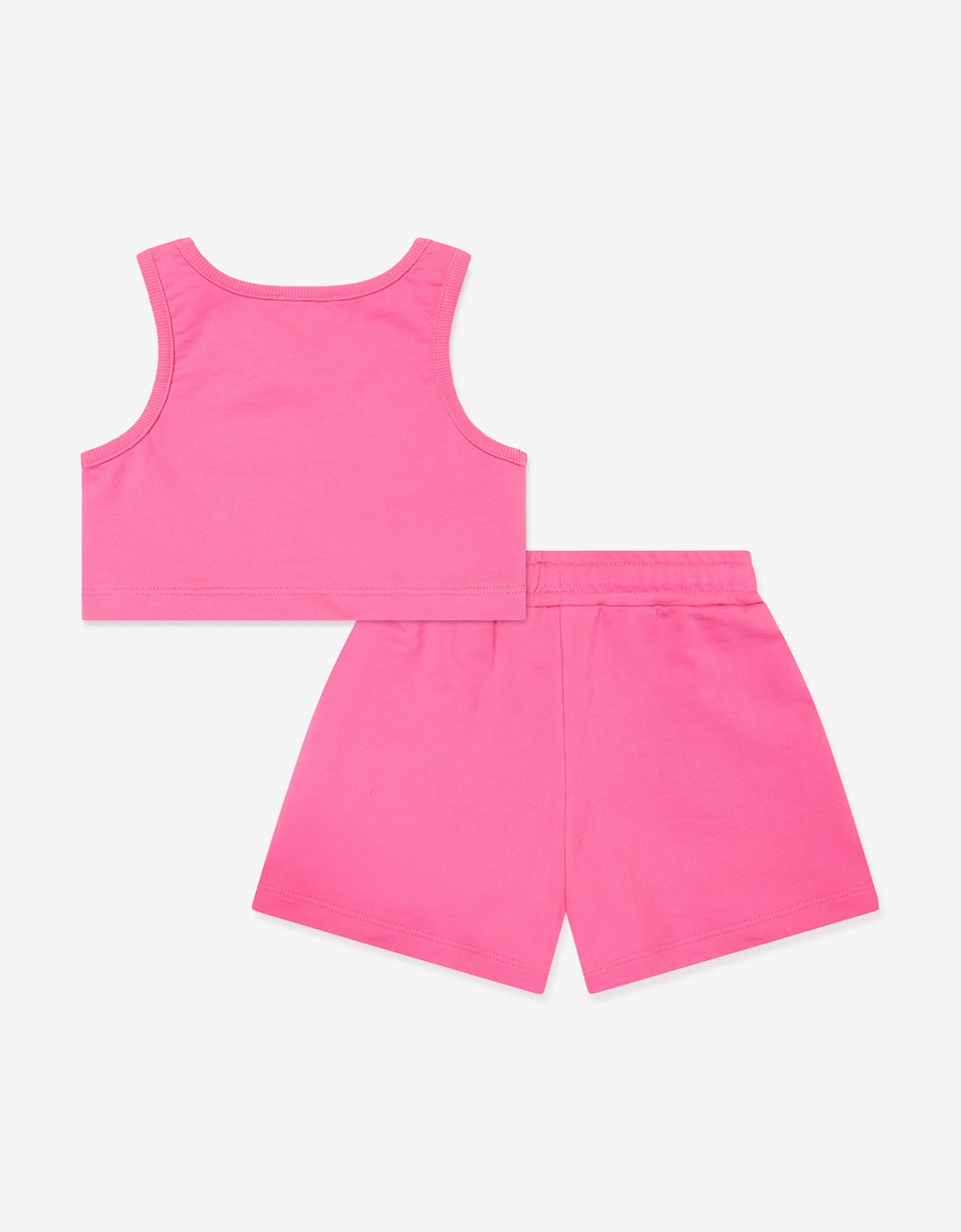 Girls Logo Top and Shorts Set in Pink