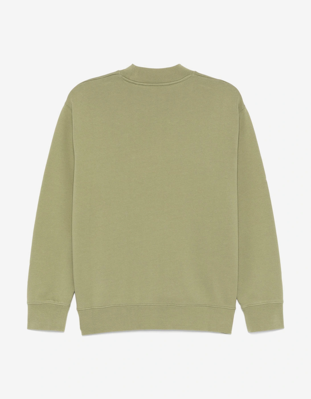 Kids Classic Curved Logo Sweatshirt in Green