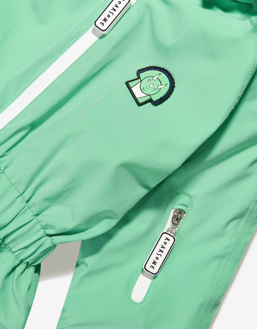 Boys Spike The Dinosaur Snowsuit in Green