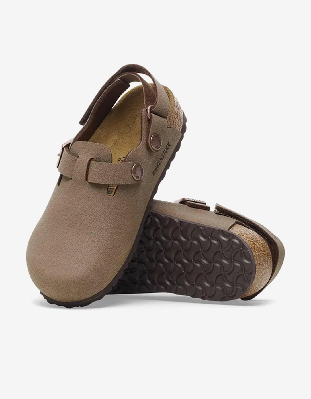 BIRKENSTOCK Kids Tokio Clogs in Brown