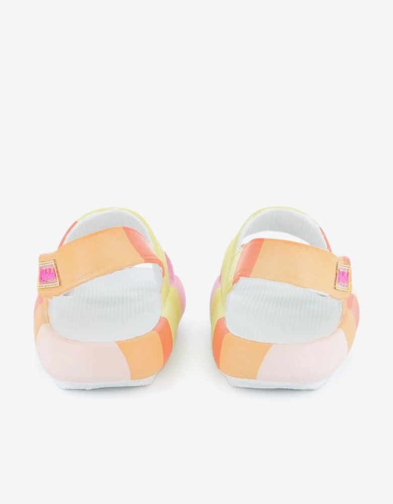 Billieblush Girls Striped Sandals in Multicolour
