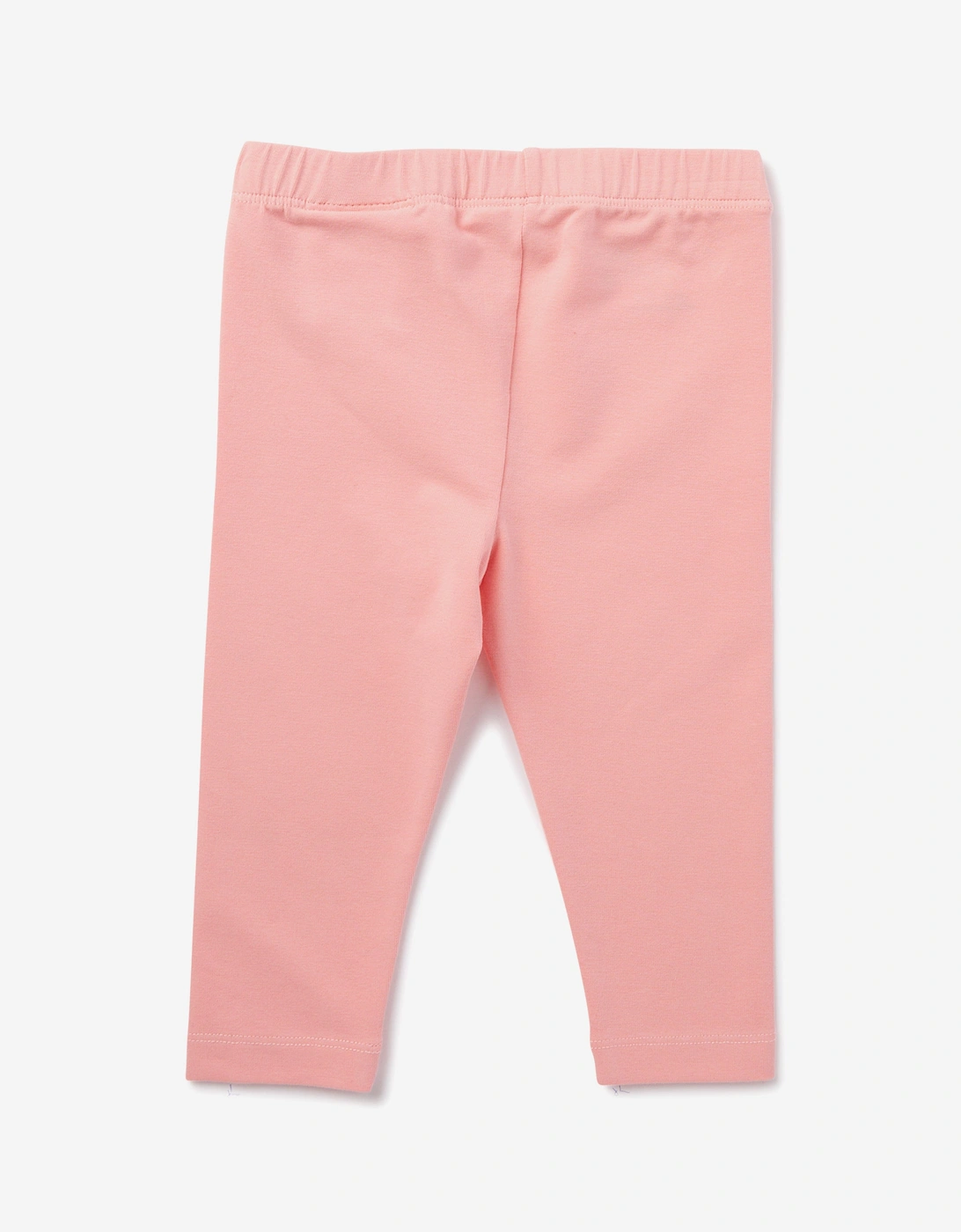 Baby Girls Off Stamp Clear Leggings in Pink