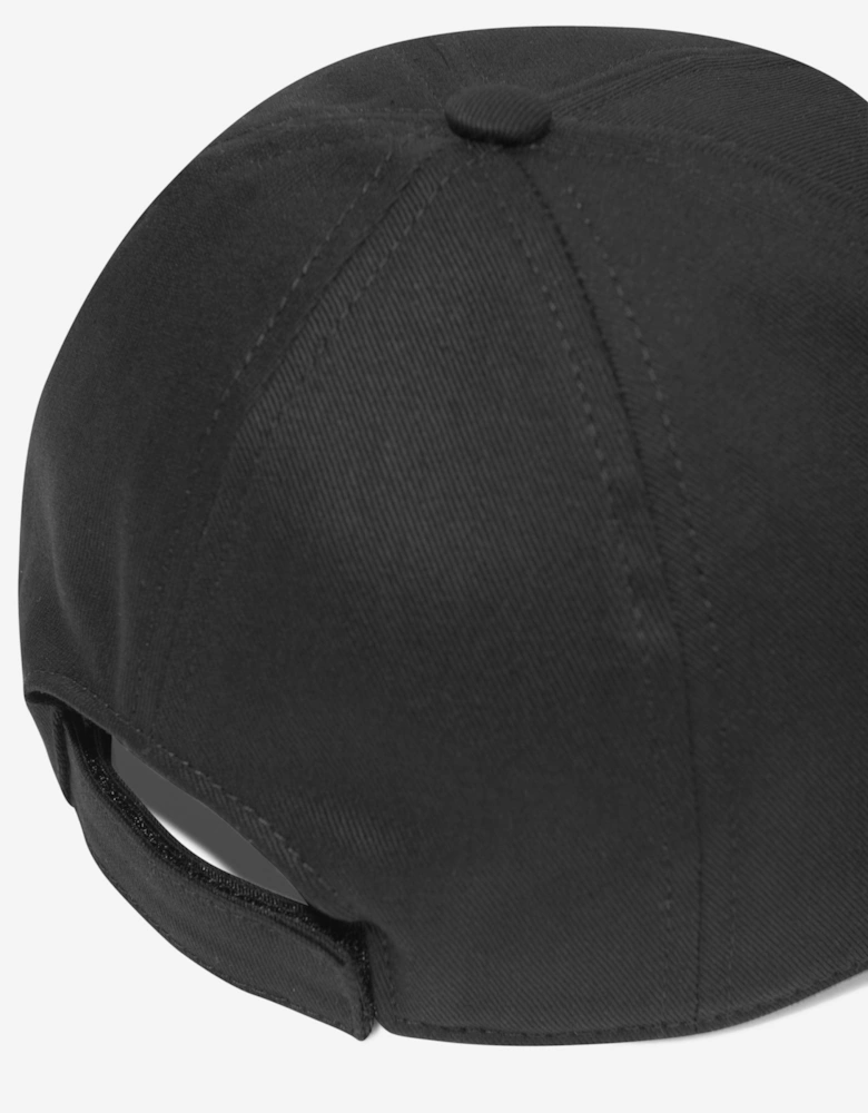 Boys Embroidered Logo Cap in Black