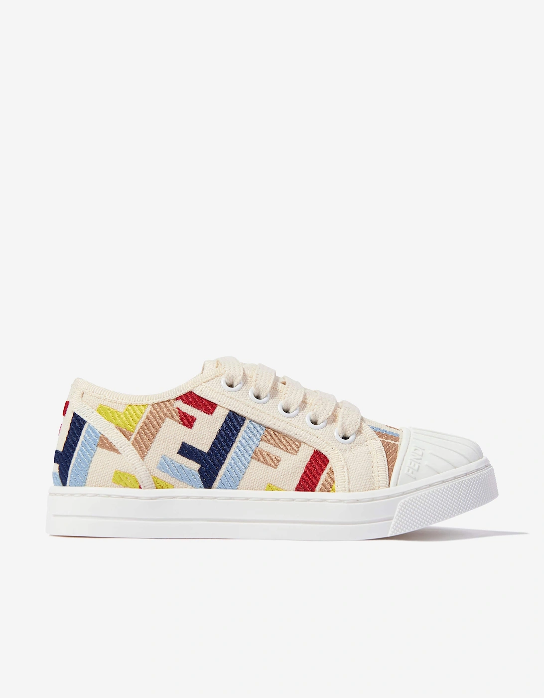 Kids FF Logo Trainers in Multicolour, 5 of 4