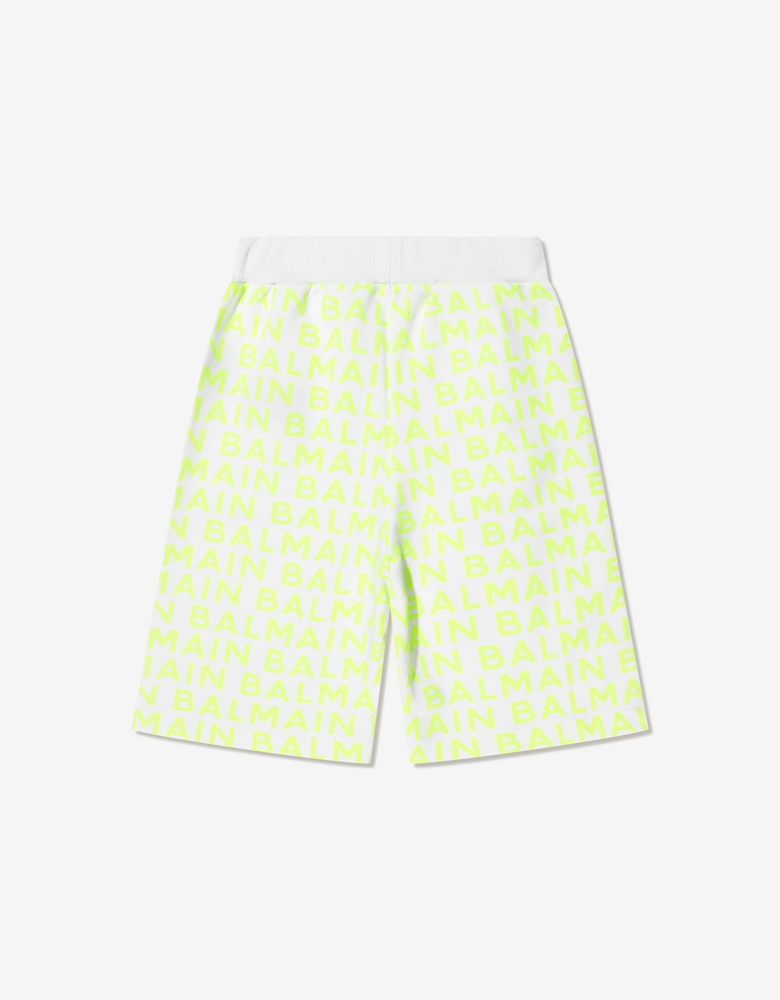 Boys Logo Jersey Shorts in White