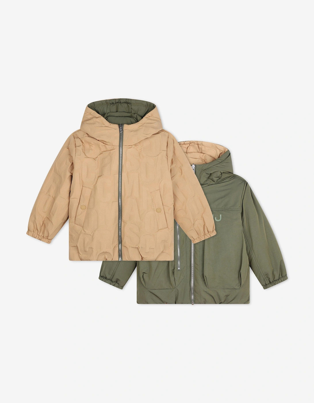 Kids Reversible Puffer Jacket in Brown, 7 of 6