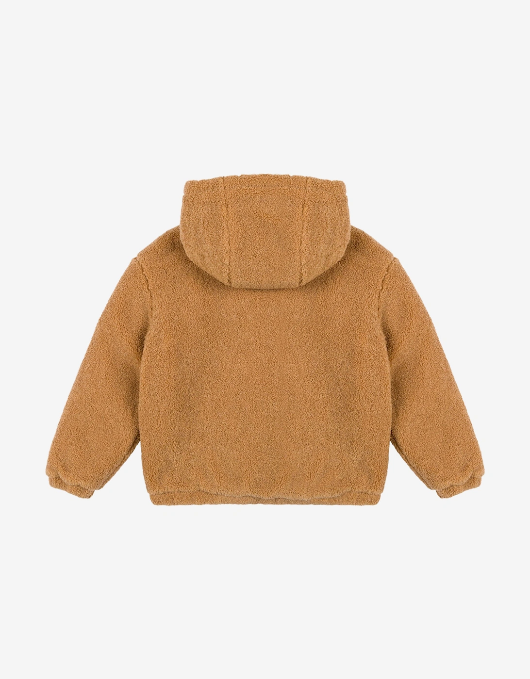 Kids Teddy Fleece Jacket in Brown