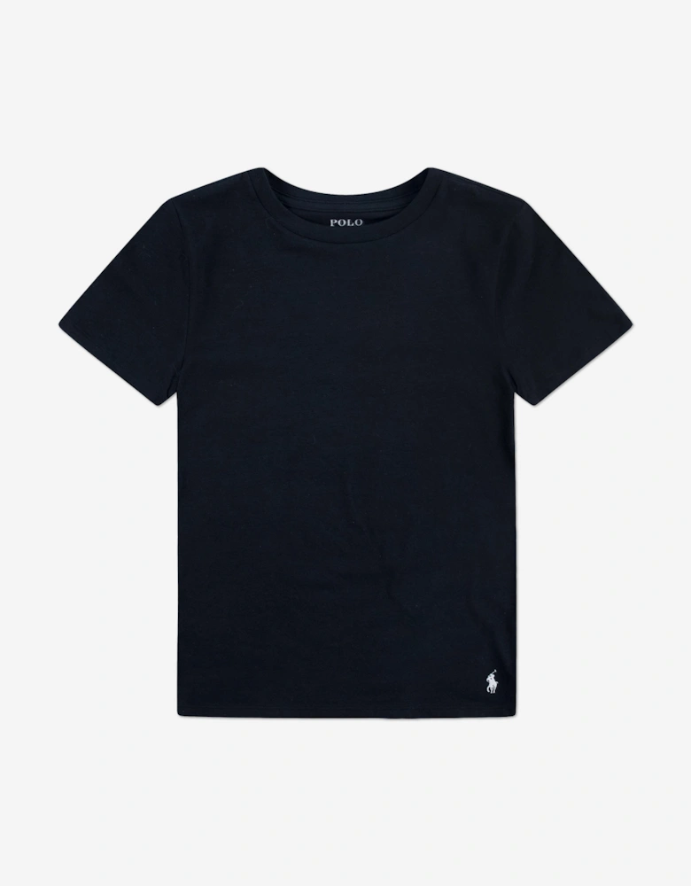 Boys 3 Pack T-Shirt Set in Black