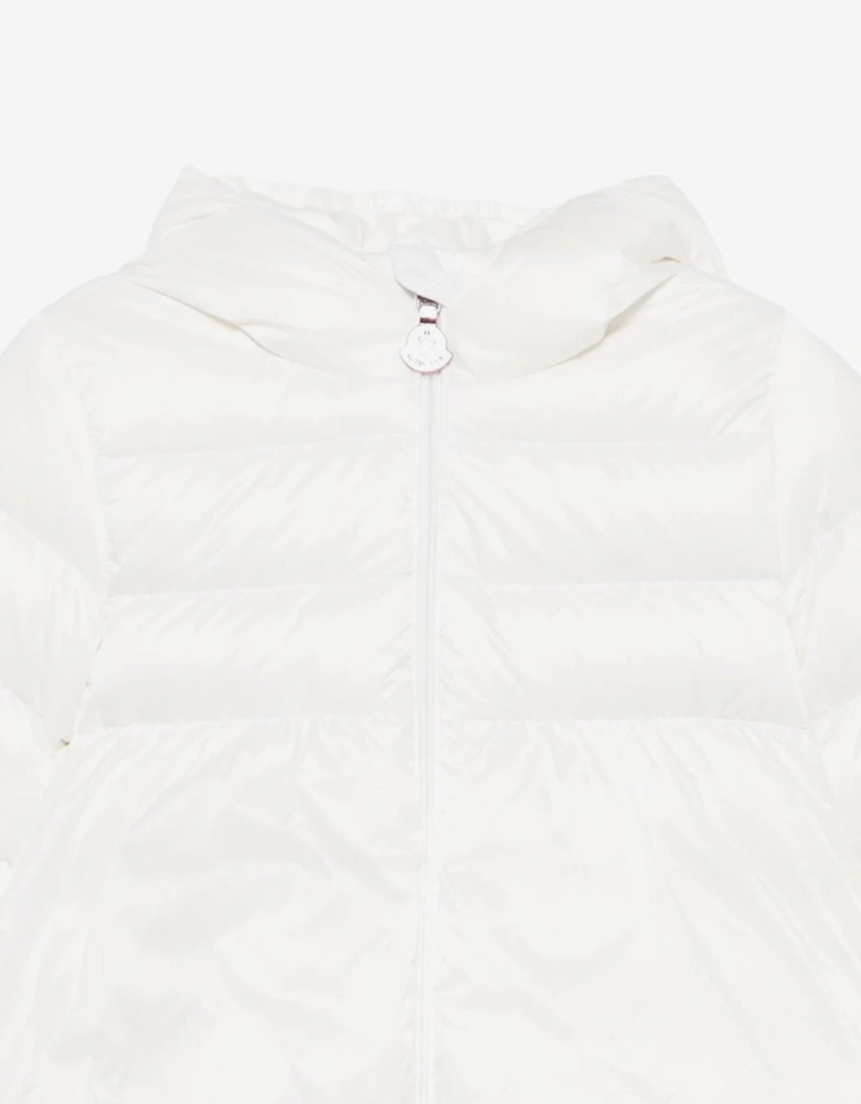 Enfant Baby Girls Down Padded Odile Jacket in White