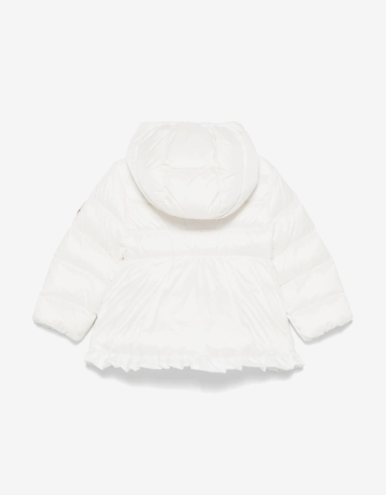 Enfant Baby Girls Down Padded Odile Jacket in White