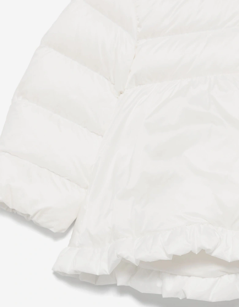 Enfant Baby Girls Down Padded Odile Jacket in White