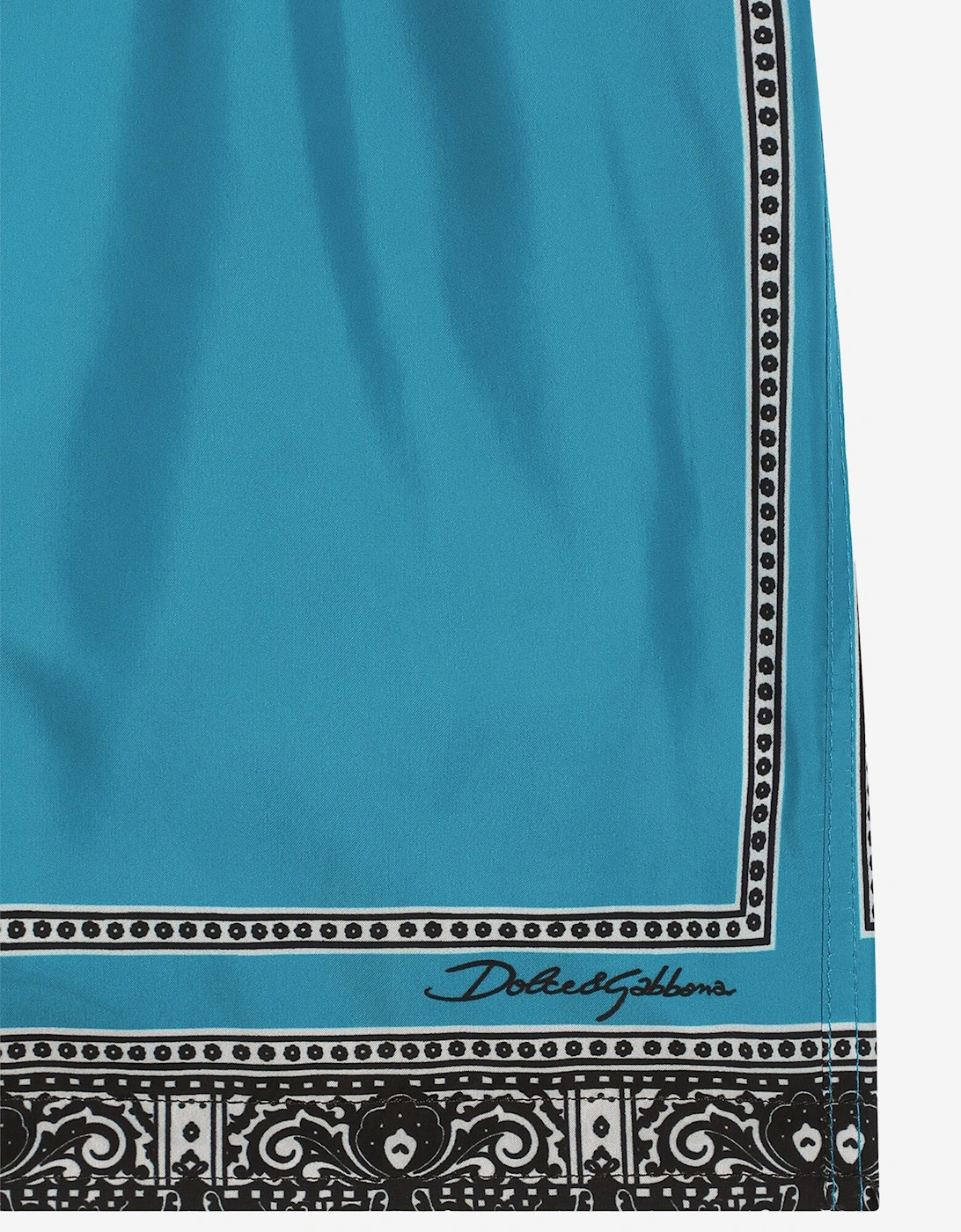 Boys Bandana Print Swim Shorts in Blue