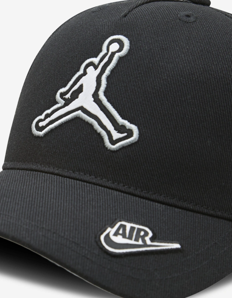 Kids Curve Brim Cap in Black