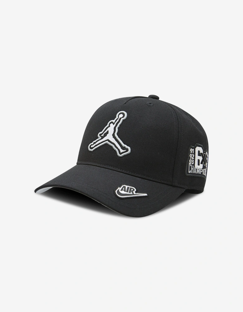 Kids Curve Brim Cap in Black