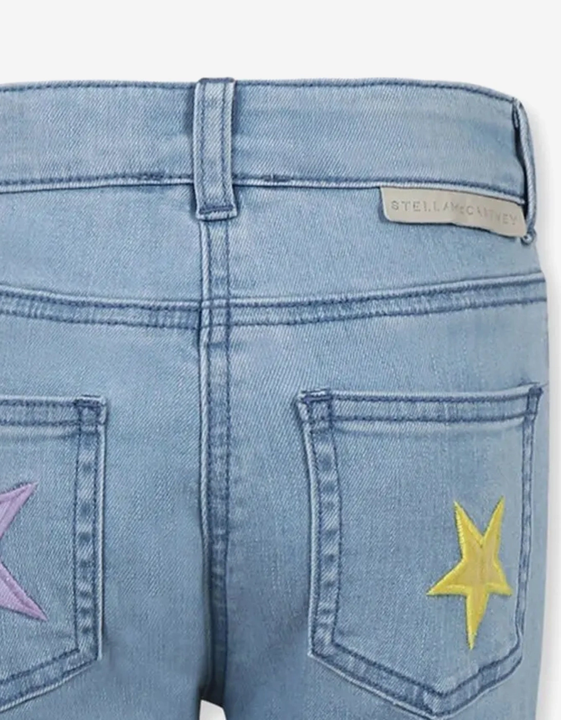 Girls Star Mom Jeans in Blue