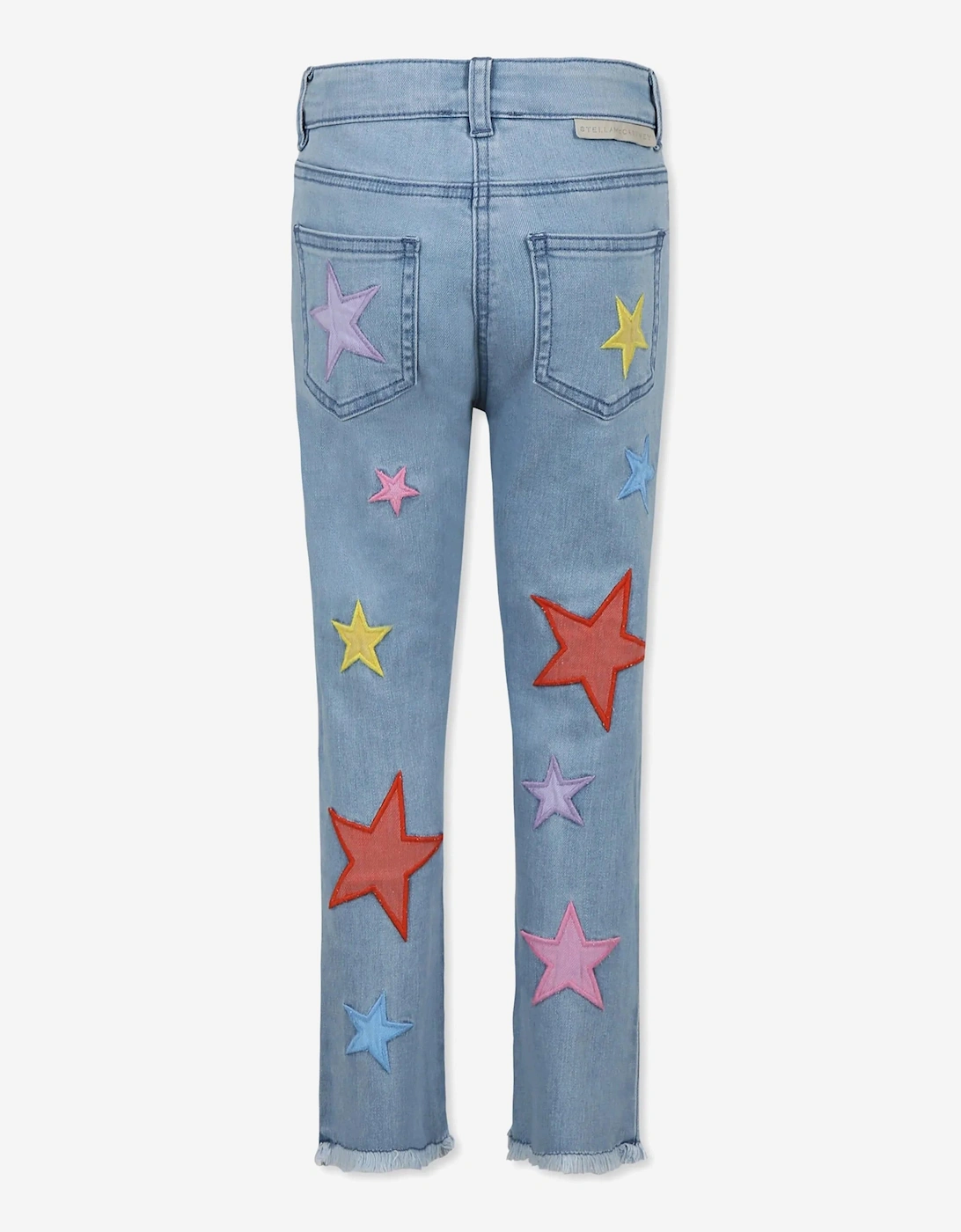 Girls Star Mom Jeans in Blue