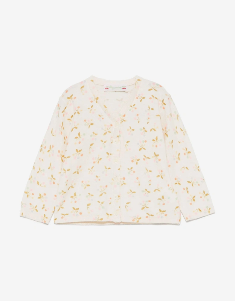 Baby Girls Azia Cardigan in Ivory