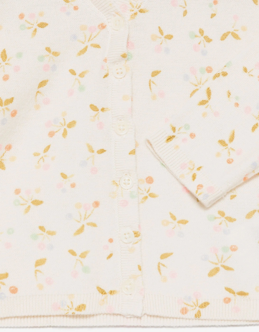 Baby Girls Azia Cardigan in Ivory