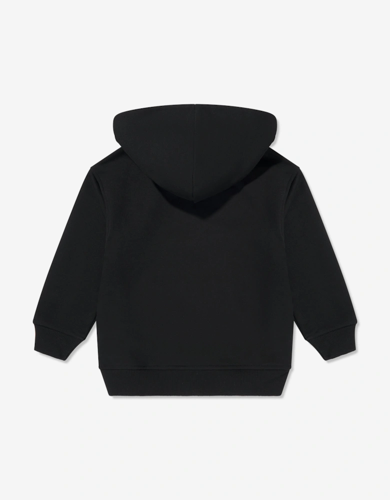 Kids Bear Logo Hoodie in Black