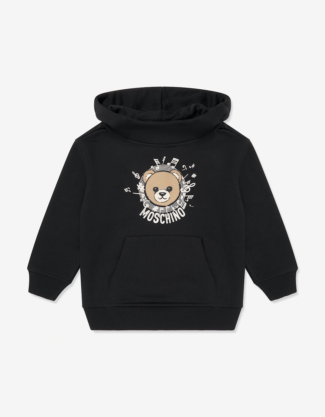 Kids Bear Logo Hoodie in Black, 5 of 4