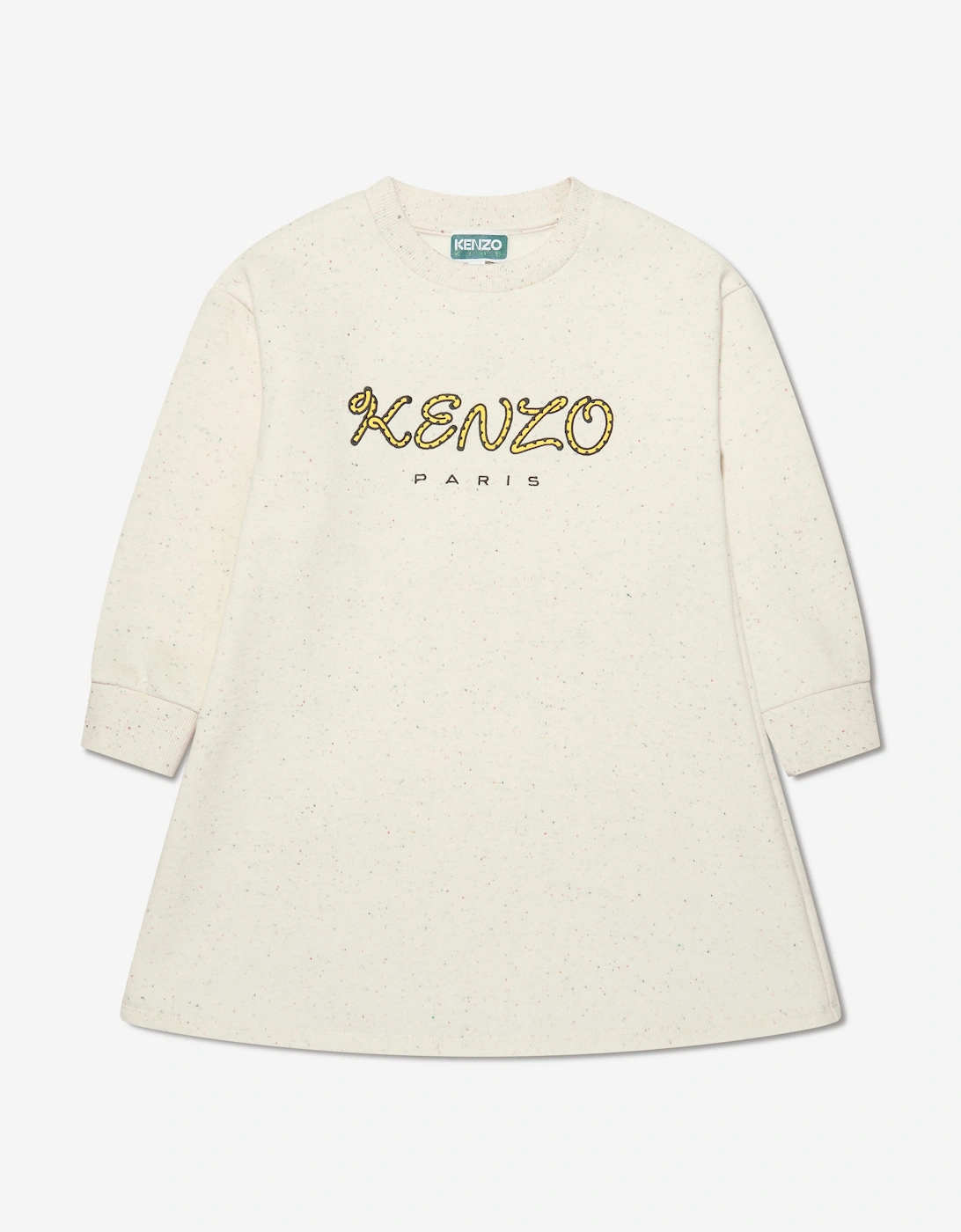Girls Logo Sweater Dress in Beige, 5 of 4