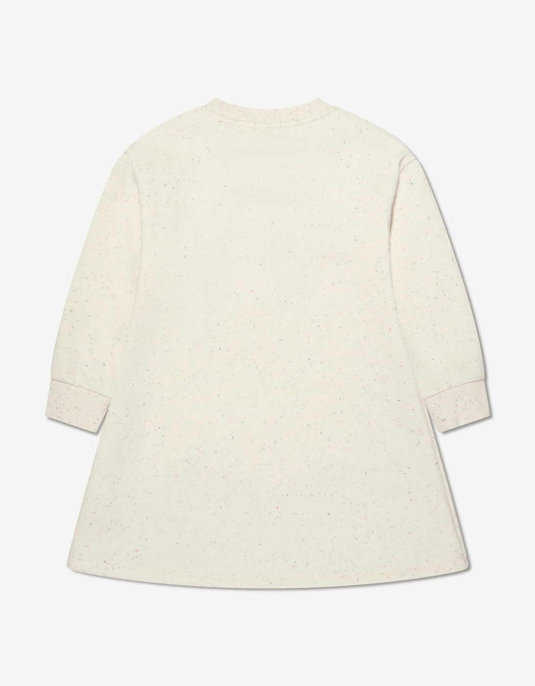 Girls Logo Sweater Dress in Beige