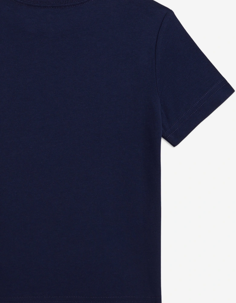 Boys Athletic Club T-Shirt in Navy