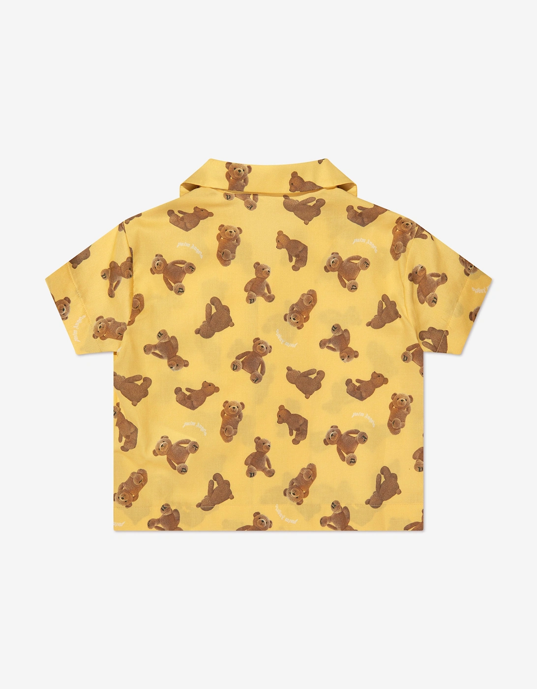 Boys AOP PA Bears Bowling Shirt in Yellow