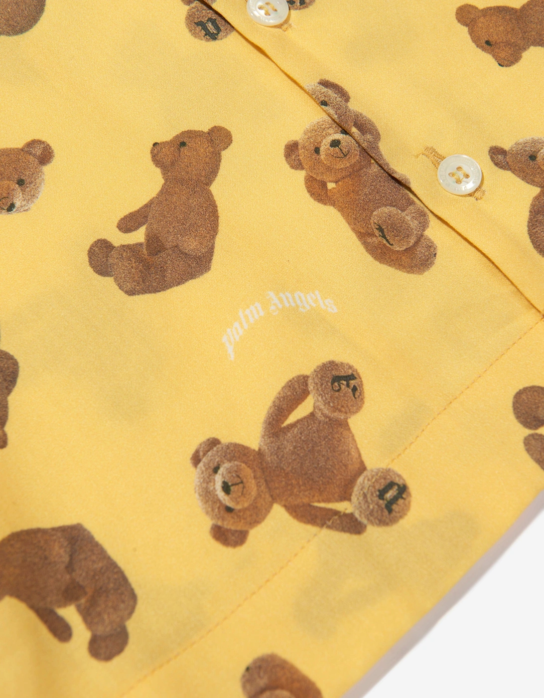 Boys AOP PA Bears Bowling Shirt in Yellow