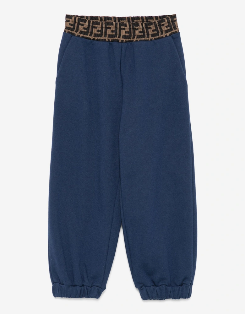 Kids FF Logo Joggers in Navy