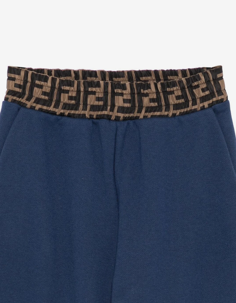 Kids FF Logo Joggers in Navy