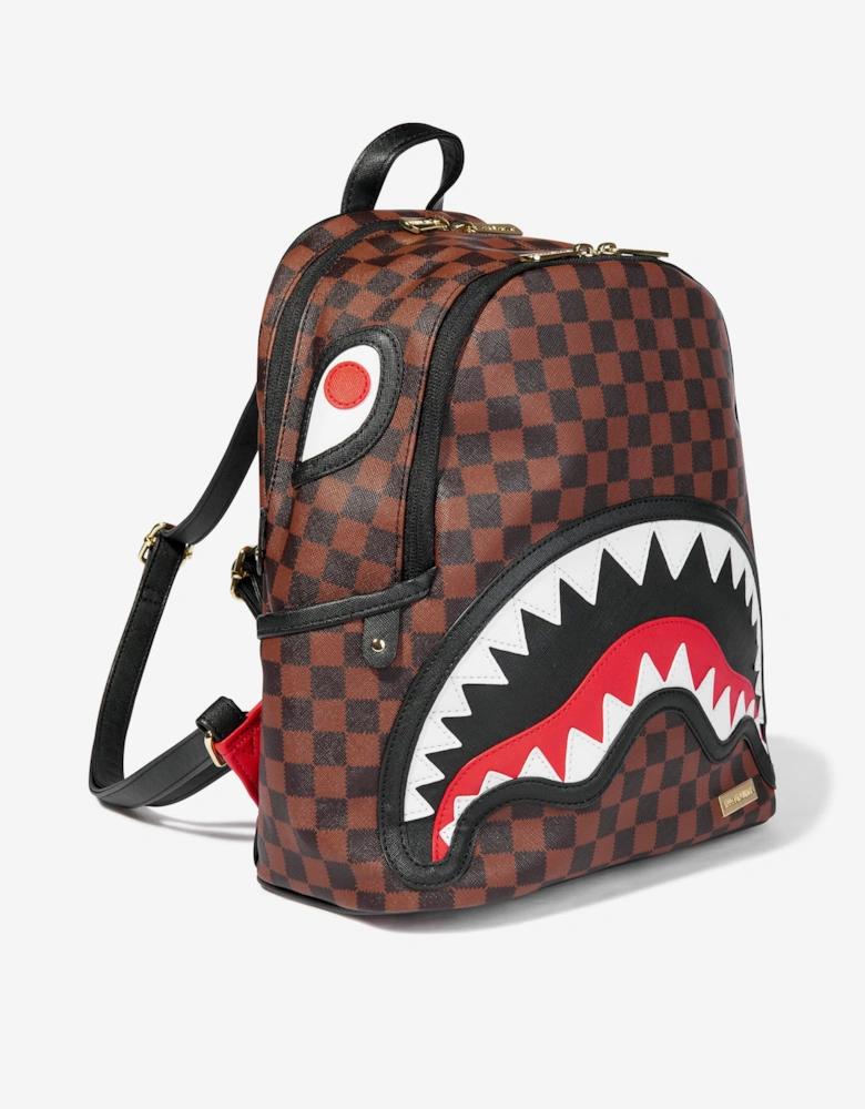 Kids Sawtooth Sharks In Paris Savage Backpack in Brown  (30cm)