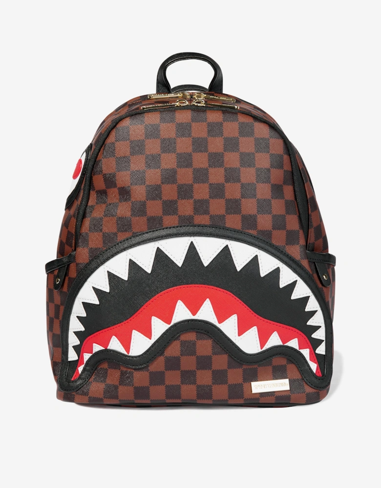 Kids Sawtooth Sharks In Paris Savage Backpack in Brown  (30cm)
