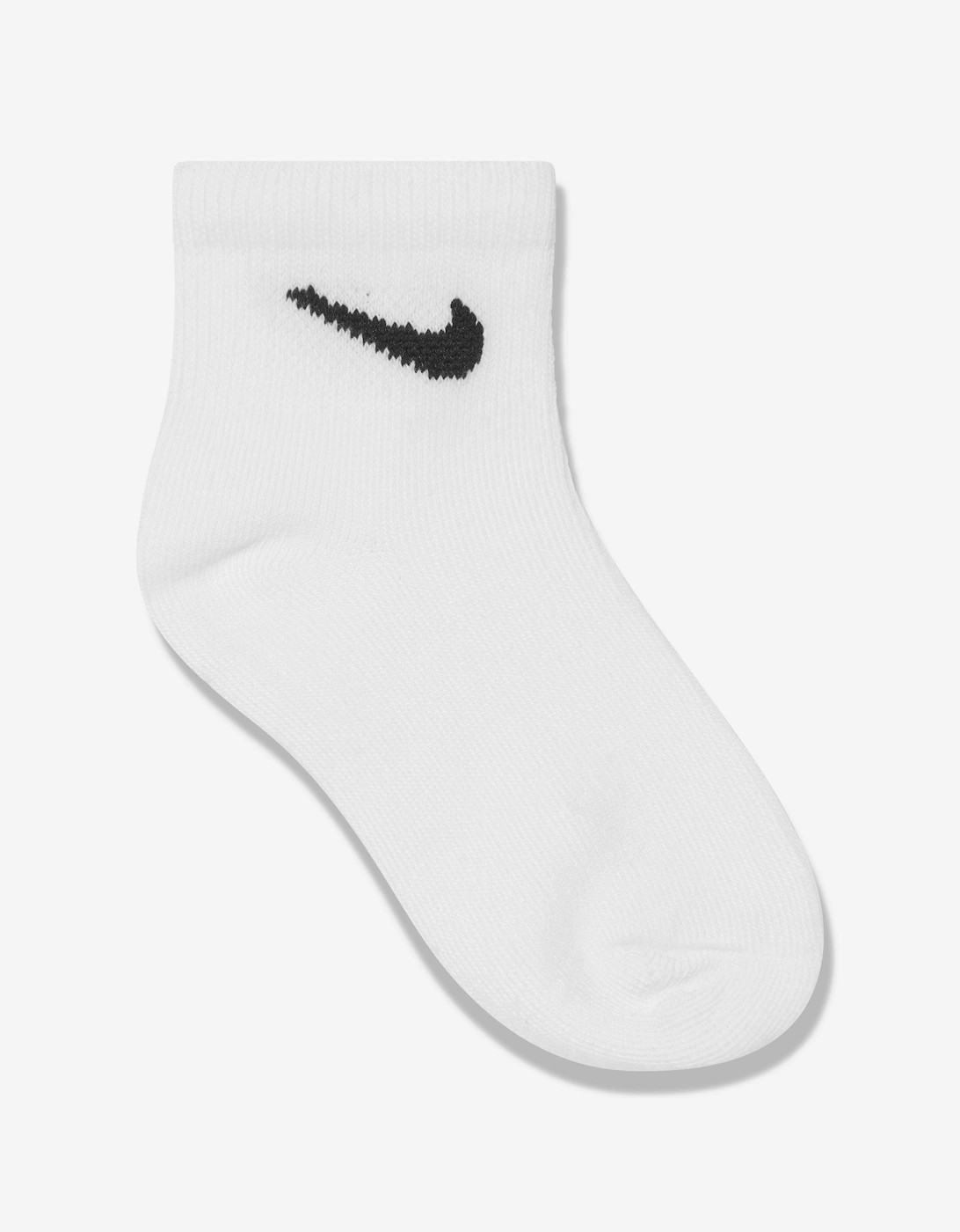 Kids 6 Pack Socks Set in White