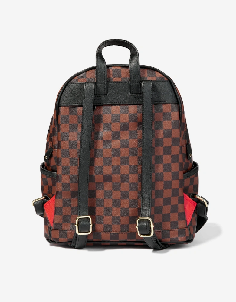 Kids Sawtooth Sharks In Paris Savage Backpack in Brown  (30cm)